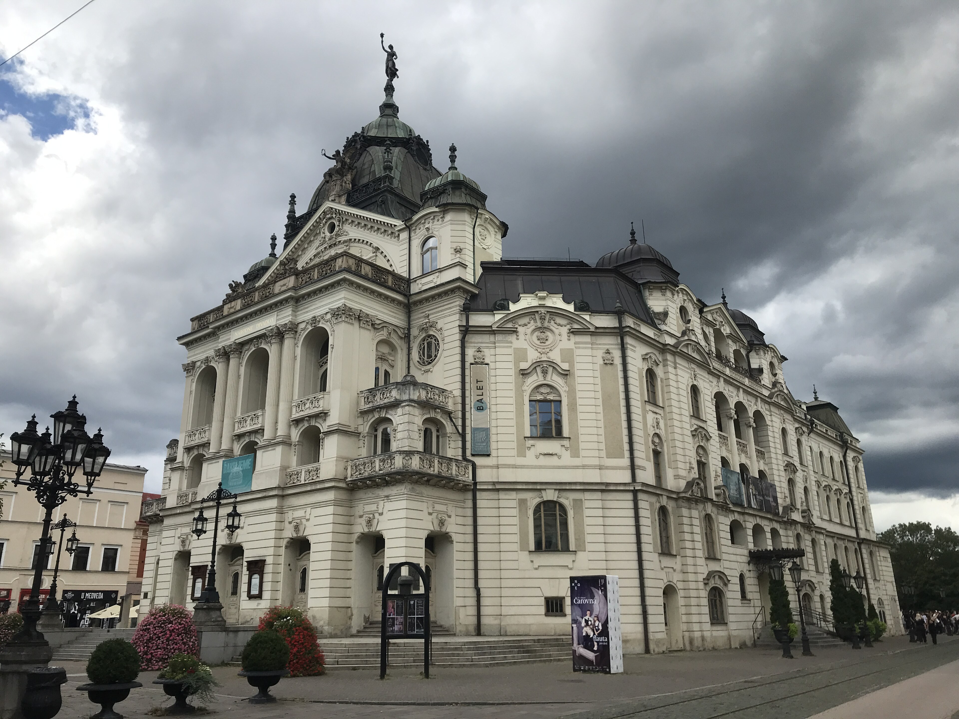 State Theatre in Kosice, the neo-baroque house on the main street